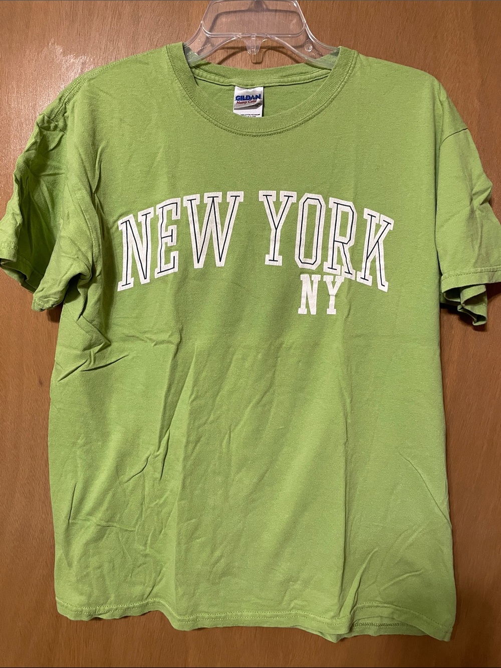 Gildan Lime Green NEW YORK NY Graphic Tee